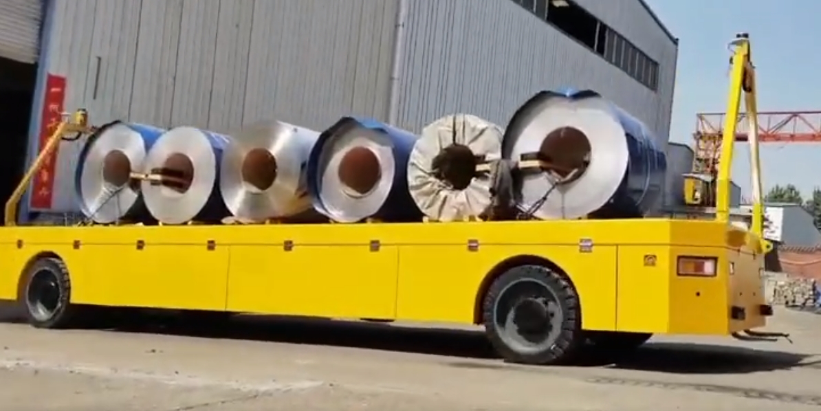 40噸舵輪電動(dòng)板車